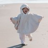 Winterponcho - Chevron cream 